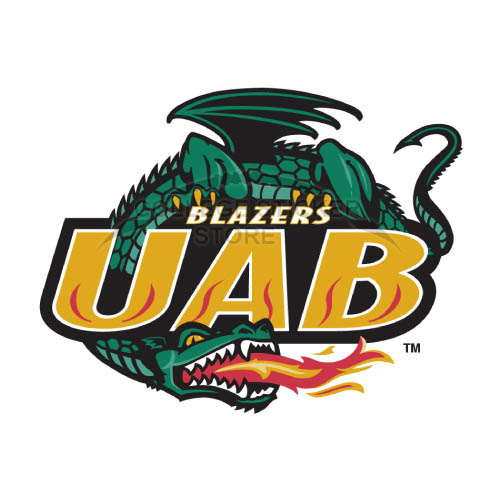 Diy UAB Blazers Iron-on Transfers (Wall Stickers)NO.6630